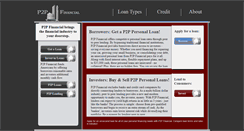 Desktop Screenshot of p2pfinancial.com